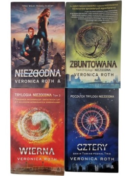Zdjęcie egzemplarza: Niezgodna / Zbuntowana / Wierna / Cztery / Veronica Roth
