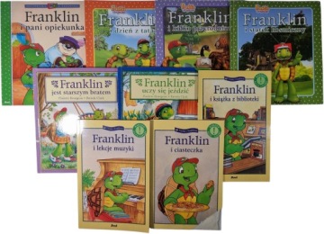 Zdjęcie egzemplarza: Franklin / zestaw 9 książek dla dzieci / Dzień z tatą lekcja muzyki
