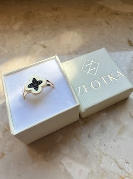 Złoty pierścionek 585 KONICZYNKA - miniatura 3