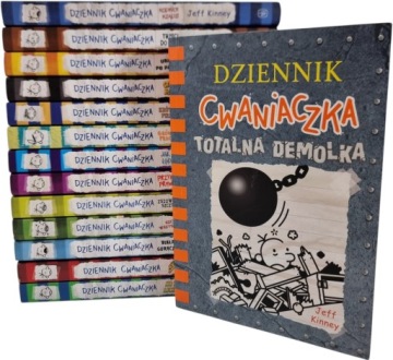 Zdjęcie egzemplarza: Dziennik Cwaniaczka / zestaw 14 książek / Jeff Kinney lit. młodzieżowa