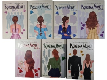 Zdjęcie egzemplarza: Rodzina Monet / zestaw 7 książek / Weronika Anna Marczak Komplet