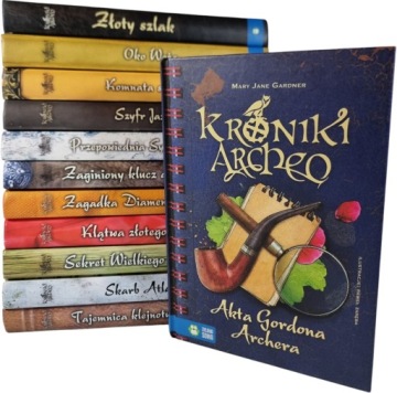 Zdjęcie egzemplarza: Kroniki Archeo + Akta Gordona Archera / 12 książek / Agnieszka Stelmaszyk