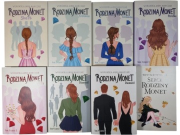 Zdjęcie egzemplarza: Rodzina Monet + Serce Rodziny Monet / 8 książek / Weronika Anna Marczak
