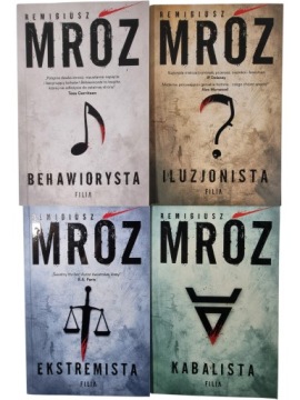Zdjęcie egzemplarza: Gerard Edling / Behawiorysta / zestaw 4 książek / Remigiusz Mróz