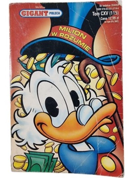 Zdjęcie egzemplarza: Milion w rozumie / Gigant Poleca / Kaczor Donald / Komiks nr 115