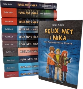 Zdjęcie egzemplarza: Felix, Net i Nika / zestaw 11 książek / Rafał Kosik