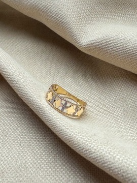 Złoty pierścionek 585 OBRĄCZKA KONICZYNKA - miniatura 1