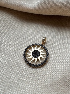 Złota zawieszka próba 585 SŁOŃCE - miniatura 1