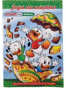 Zdjęcie egzemplarza: Jaja na miękko / Gigant Poleca Special / Kaczor Donald / Komiks nr 1/2025