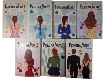 Zdjęcie egzemplarza: Rodzina Monet / zestaw 7 książek / Weronika Anna Marczak Komplet