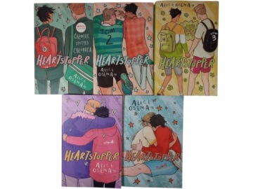 Zdjęcie egzemplarza: Heartstopper 1-5 / Alice Oseman / powieść graficzna