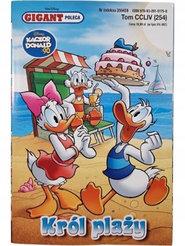 Zdjęcie egzemplarza: Król Plaży / Gigant Poleca / Kaczor Donald / Komiks nr 254