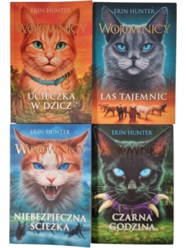 Zdjęcie egzemplarza: Wojownicy Tomy / zestaw 4 książek / Erin Hunter zestaw książek