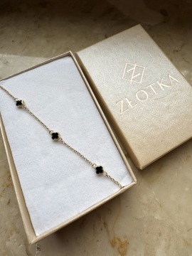 Złota bransoletka 585 KONICZYNKI - miniatura 2