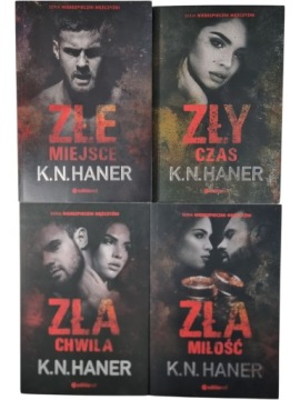 Zdjęcie egzemplarza: Niebezpieczni Mężczyźni 1-4 / K.N. Haner zestaw książek romans