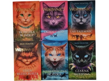 Zdjęcie egzemplarza: Wojownicy Tomy 1-6 / Komplet / Erin Hunter zestaw książek