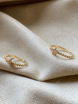 Złoty pierścionek 585 KSIĘŻYC - miniatura 2