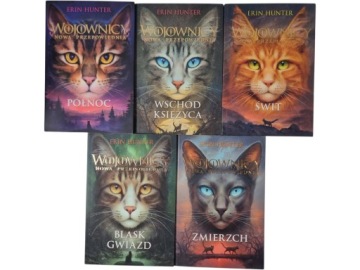 Zdjęcie egzemplarza: Wojownicy / Nowa Przepowiednia Tomy 1-5 / Erin Hunter książki