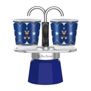 Bialetti Mini Express 2 tz z filiżankami