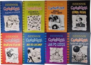 Zdjęcie egzemplarza: Dziennik Cwaniaczka / zestaw 8 książek / Jeff Kinney