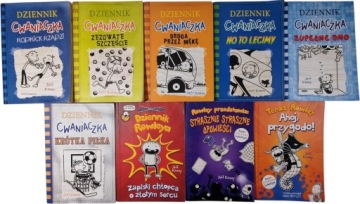 Zdjęcie egzemplarza: Dziennik Cwaniaczka / zestaw 9 książek / Jeff Kinney