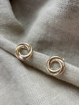 Złote kolczyki 585 KÓŁECZKA - miniatura 1