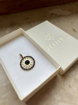 Złota zawieszka próba 585 SŁOŃCE - miniatura 3