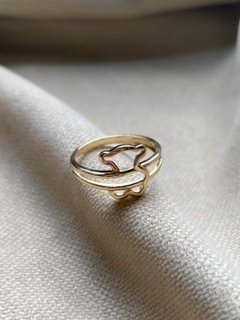 Złoty pierścionek 585 MIŚ MISIE - miniatura 3