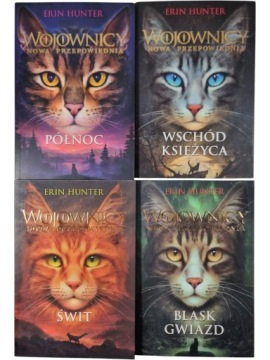 Zdjęcie egzemplarza: Wojownicy / Nowa Przepowiednia Tomy 1-4 / Erin Hunter książki