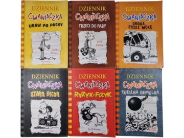 Zdjęcie egzemplarza: Dziennik Cwaniaczka / zestaw 6 książek / Jeff Kinney