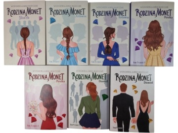 Zdjęcie egzemplarza: Rodzina Monet / zestaw 7 książek / Weronika Anna Marczak