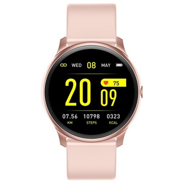Smartwatch maxcom fw32 neon рожевий, фото