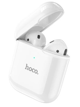 Hoco навушники внутрівушна - ew06 бездротове біле, фото