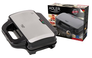 Хлібопічка для хліба adler тостер сендвічниця usa xxl для бутербродів adler ad 3043 чорний 1300 в, фото
