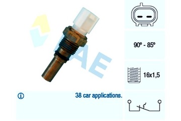 Fae 36540 переключатель тепловой, вентилятор радиатора, фото