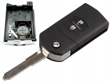 Корпус пульт (ключ) ключ mazda 2 3 5 6 cx-7 rx-8 bat2, фото