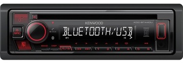 Радіо автомобільне kenwood kdc-bt440u 1-din, фото