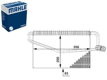 Mahle ae 55 000p испаритель, кондиционер, фото