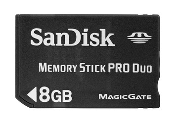 Карта пам'яті memory stick pro duo sandisk 8 gb, фото