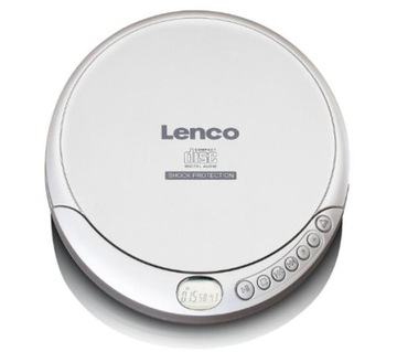 Lenco програвач cd/mp3 срібний протишоковий cd-201si, фото