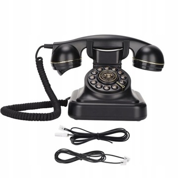 Телефон vintage провідний ретро стаціонарний, фото