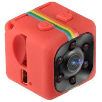 Відеокамера міні full hd b4-sq11 1080p червона, фото