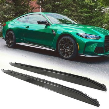 Carbon spoiler add-ons thresholds bmw g82 g83 m4 21up, buy
