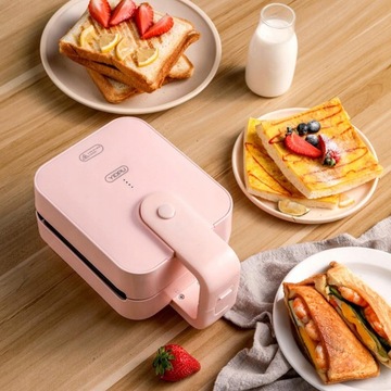 Хлібопічка для хліба машина śniadaniowa вафельниця домашня рожевий в, фото