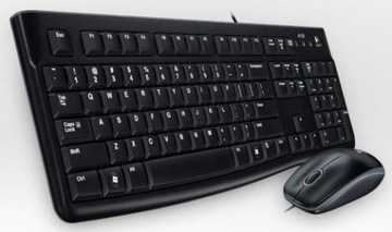 Набір клавіатура i мишка logitech чорний, фото