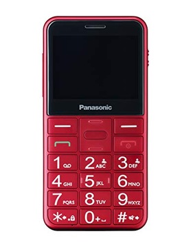 Телефон сотовый panasonic kx-tu150exrn красный, фото
