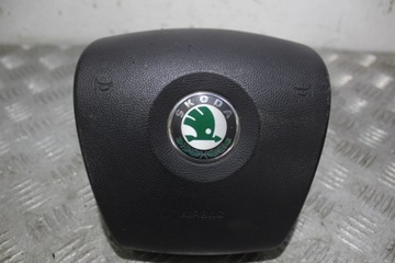 Подушка водителя skoda fabia 2 рестайлинг 5j0880201, фото