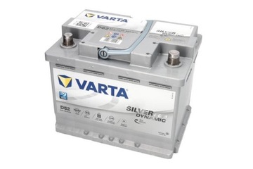Batterie Voiture Varta A8 (D52) Silver Dynamic AGM 12V 60Ah 680A