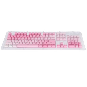 104 шт.. насадки на клавіатура рожевий білий процес, фото