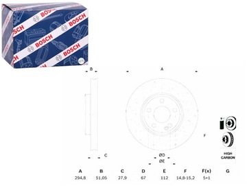 Bosch 0 986 479 a02 тормозной диск, фото